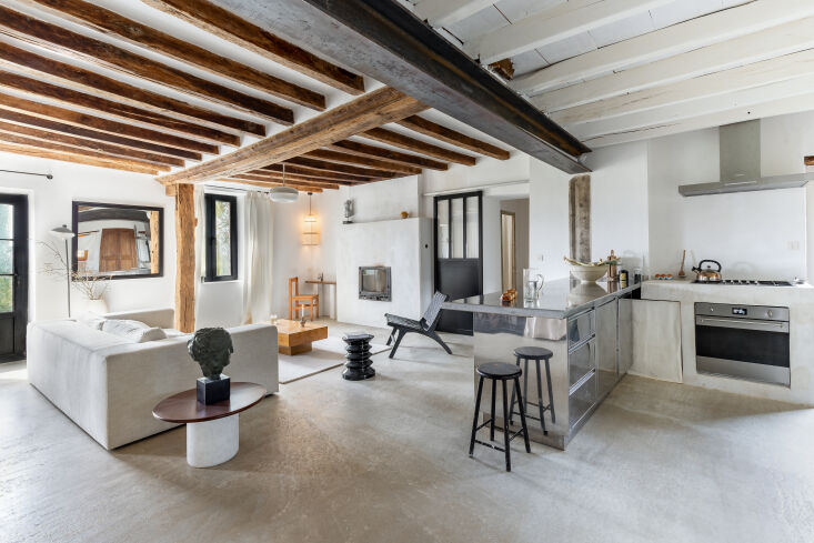 the light and spacious living area at maison légère 2