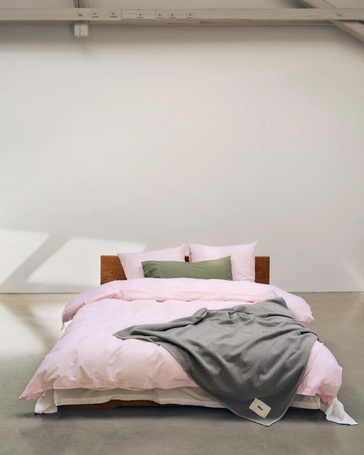 tekla pastel stripes olive green 13