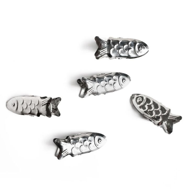 Pinzas para pescado de acero hechas a mano, tienda de comestibles de Boston, 3970141, réplica de 5000x