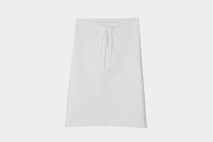 le laboureur french cotton cafe apron white 9