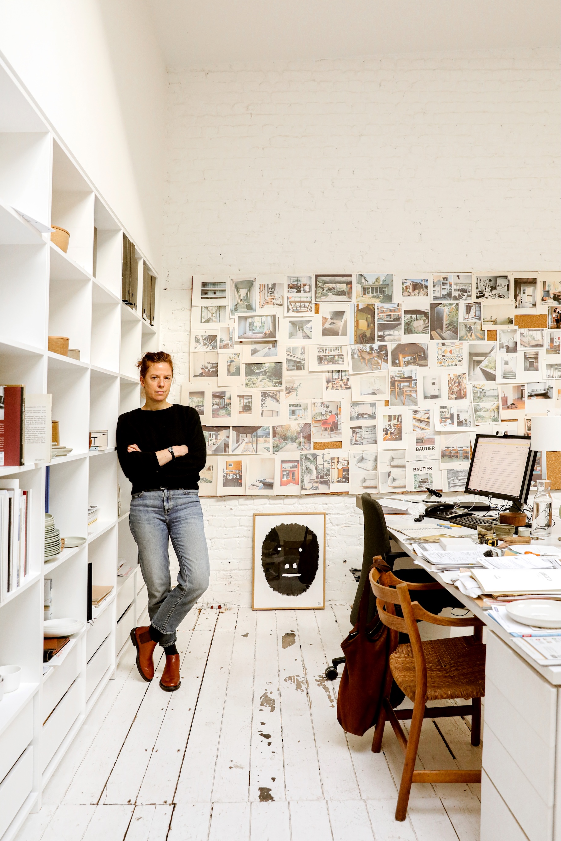 belgian furniture designer marina bautier in her studio. justin paquay photo. 4