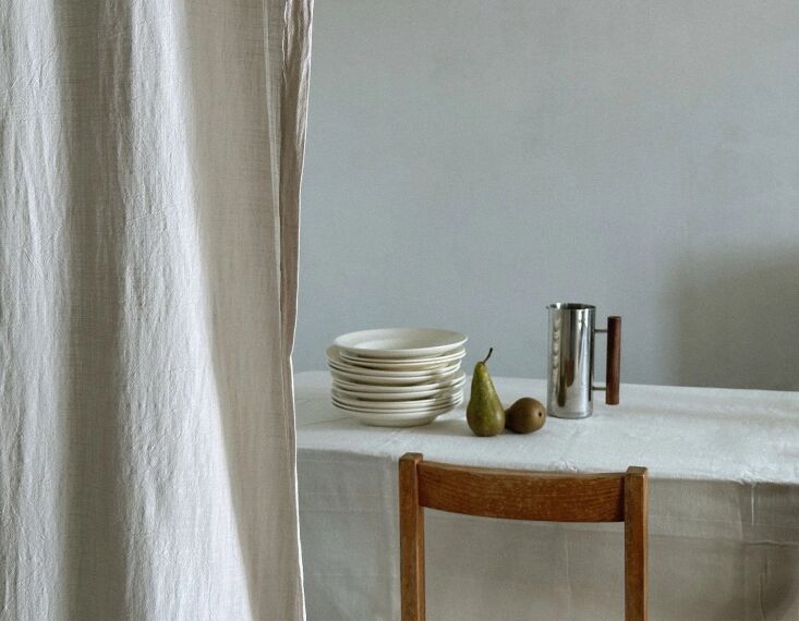 Admiring: a pretty outtake from Maison Légère: Restoring Balance and Harmony in France. Photograph by Elodie Gutbrod, Leger Saint Mahr, and Nathalie Mohadjer, courtesy of Maison Légère.