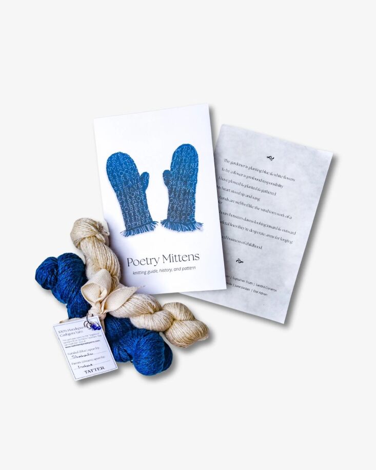 poetry mittens kit from tatter blue library 105