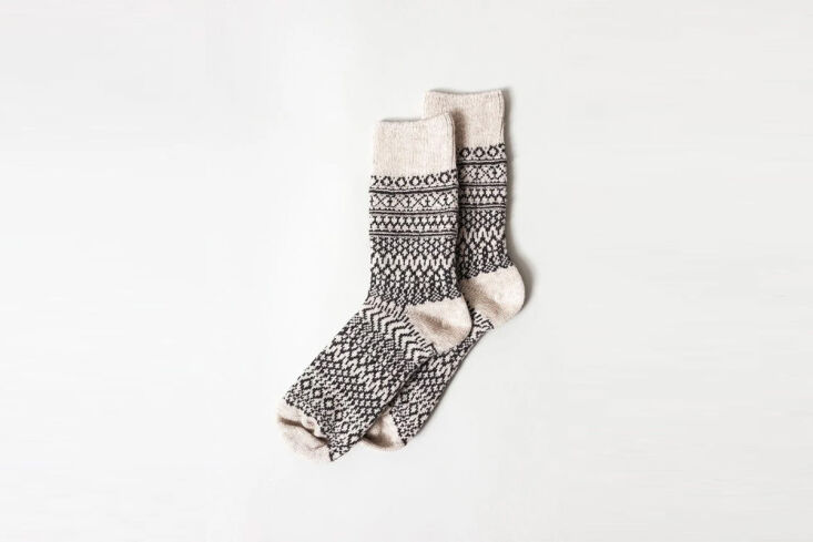 Margot\2\17;s eyed these cozy wool socks from a company that\2\17;s been knitting socks since \1950, \2\20;for padding around at home or walking in the woods.\2\2\1; Shop now.