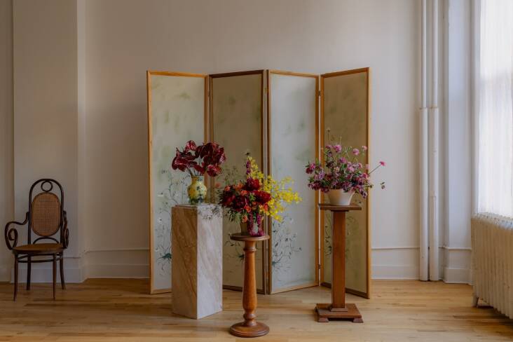 Espacio creativo y para eventos en Nueva York Habitación triple para la floristería temporal de Kelsie Hayes. 0