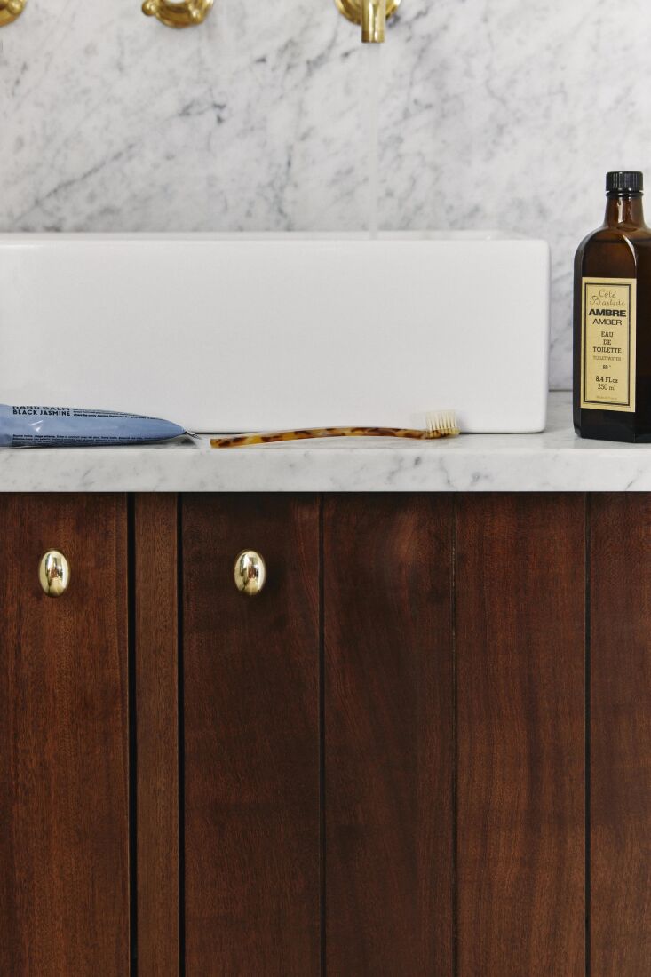 mark lewis oval knob in polished brass 19