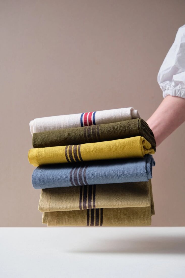 thick stripe tea towel by charvet editions from pophaps home 7