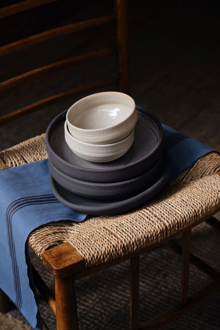 thick stripe tea towel by charvet editions from pophaps home 1