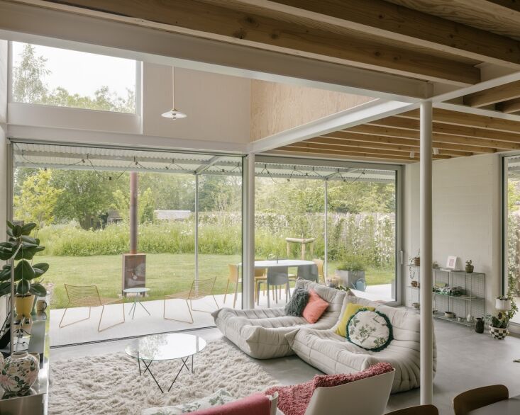 join us for a tour of house no. \1, eva, which has a green and white palette an 20