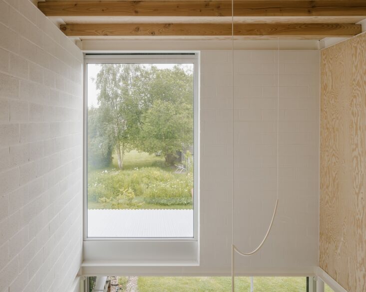 the view over the double height living area. 24