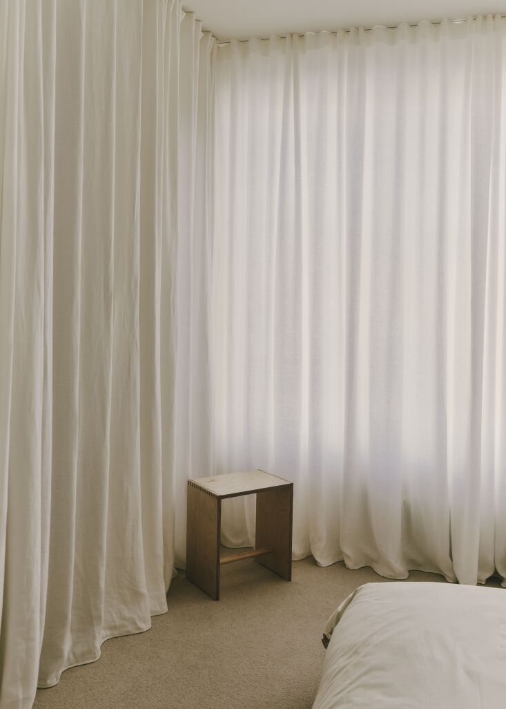\2\20;we used fabric curtains in the bedrooms, which combined with the w 26