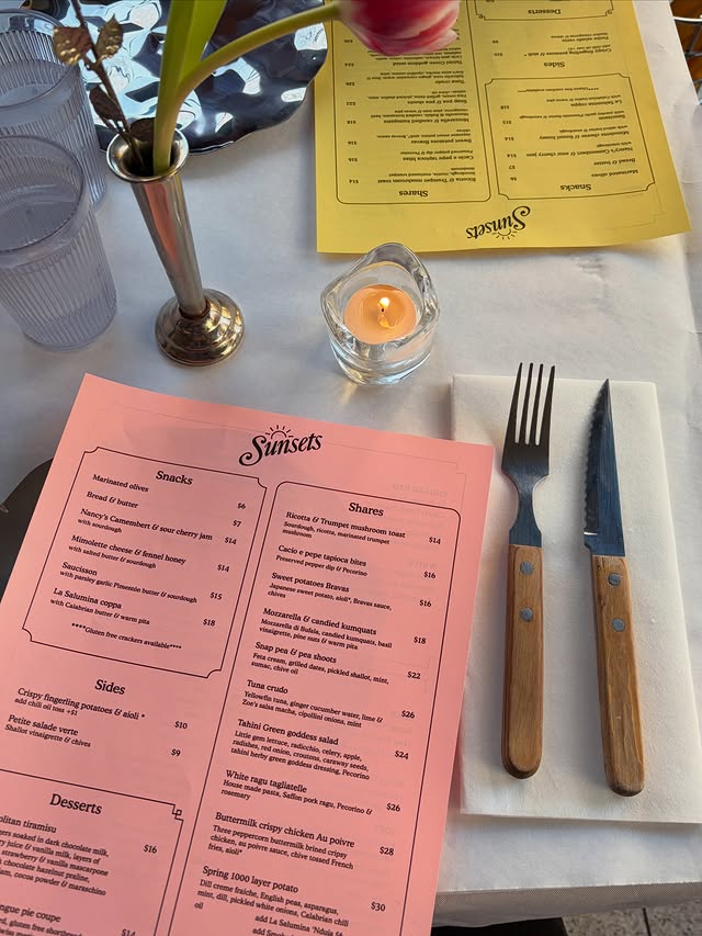 la cantine table setting