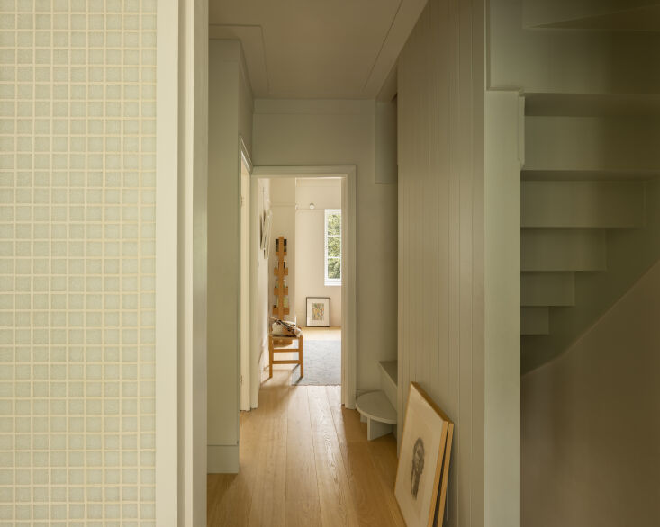 the stairway landing. 38