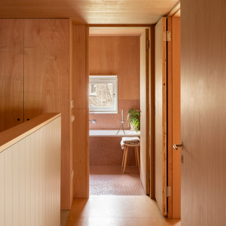 a peek into the tonal primary bathroom, modeled after eastern european bathhous 44