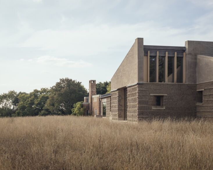 the house walls were built up in layers and compressed manually by builders wal 18