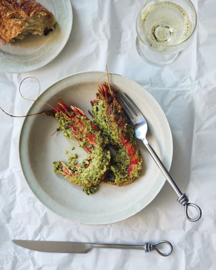 what\2\17;s for dinner? garlic prawns. 31