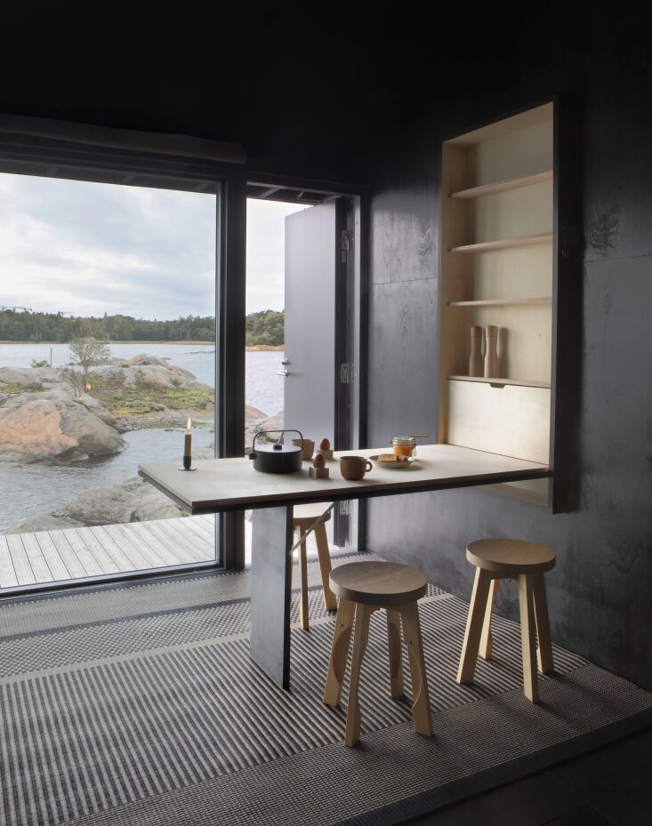 a fold down breakfast table, for example, has uninterrupted views of the baltic 19