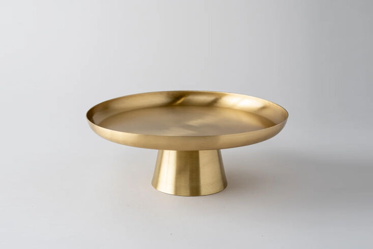 brass cake stand 34