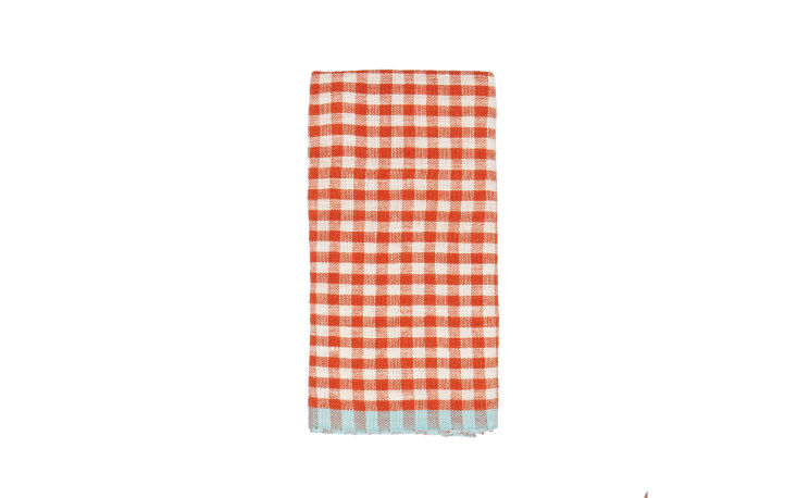 caravan linen gingham kitchen towels 2