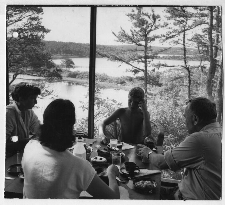 marcel breuer y gyorgy kepes en la cabaña wellfleet, foto cortesía de ccmht 12