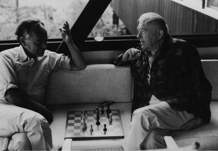 marcel breuer y gyorgy kepes en la cabaña wellfleet, foto cortesía de ccmht 11