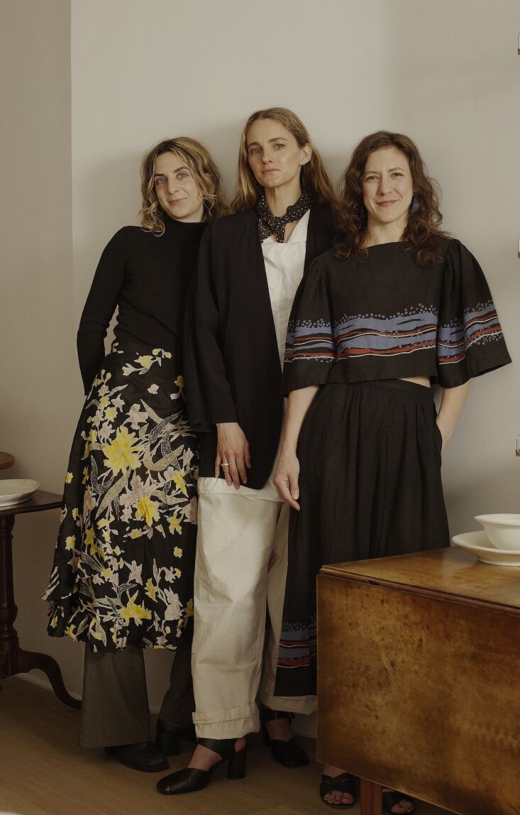 Equipo de SB T Studio: hannah schwartz, simone bodmer Turner y justine barret 2