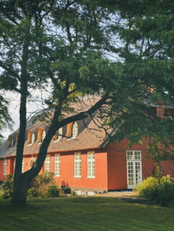 the historic danish house is made up of five bedrooms that can accommodate up t 17