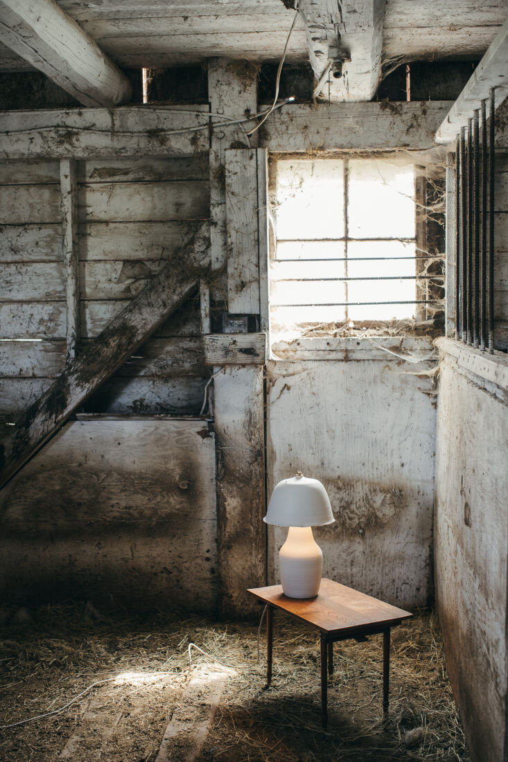 porcelain lighting collection by notary ceramics, photo by kris leboeuf 1