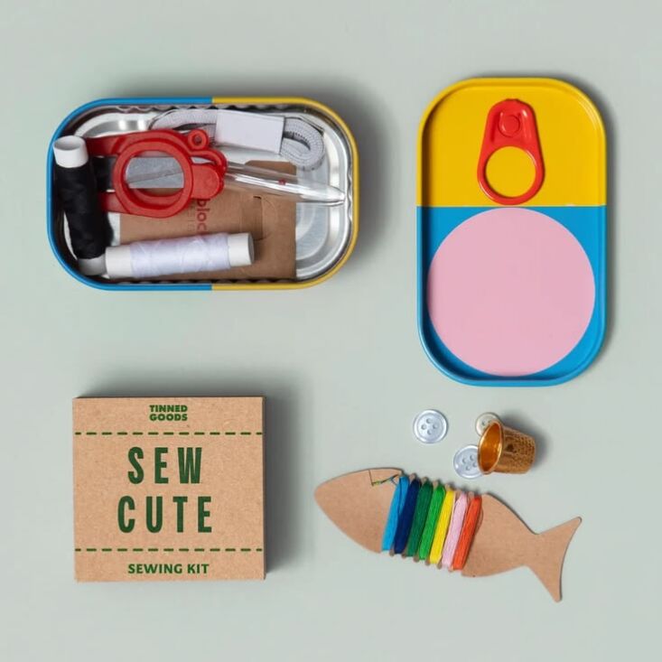 sewing kit from tinned goods 4