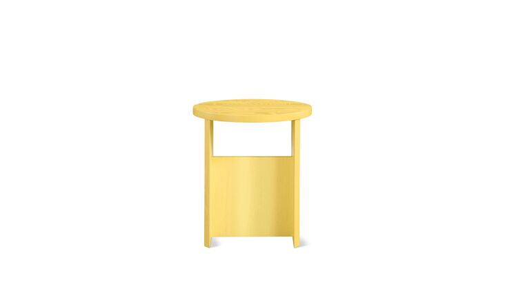yellow field stool from sundays 1