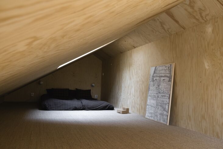 the attic hideaway has bedding from marimekko. the artwork is fine little day&a 30