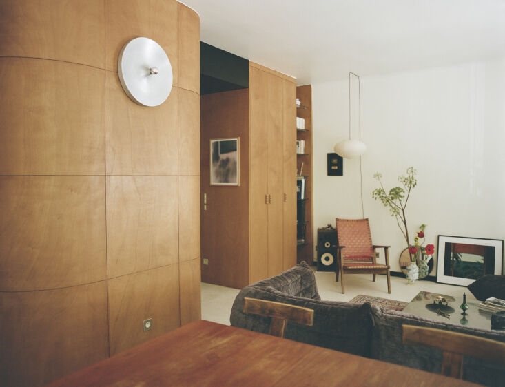 a charlotte perriand les arcs light on the wall. 19