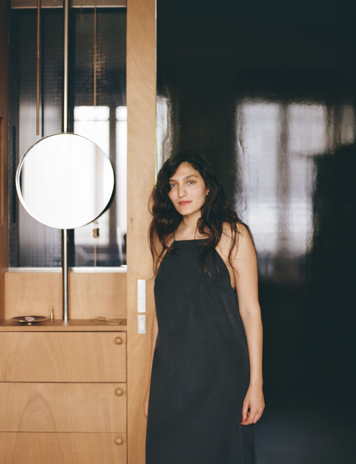 architect saba ghorbanalinejad at her own bespoke vanity. 31
