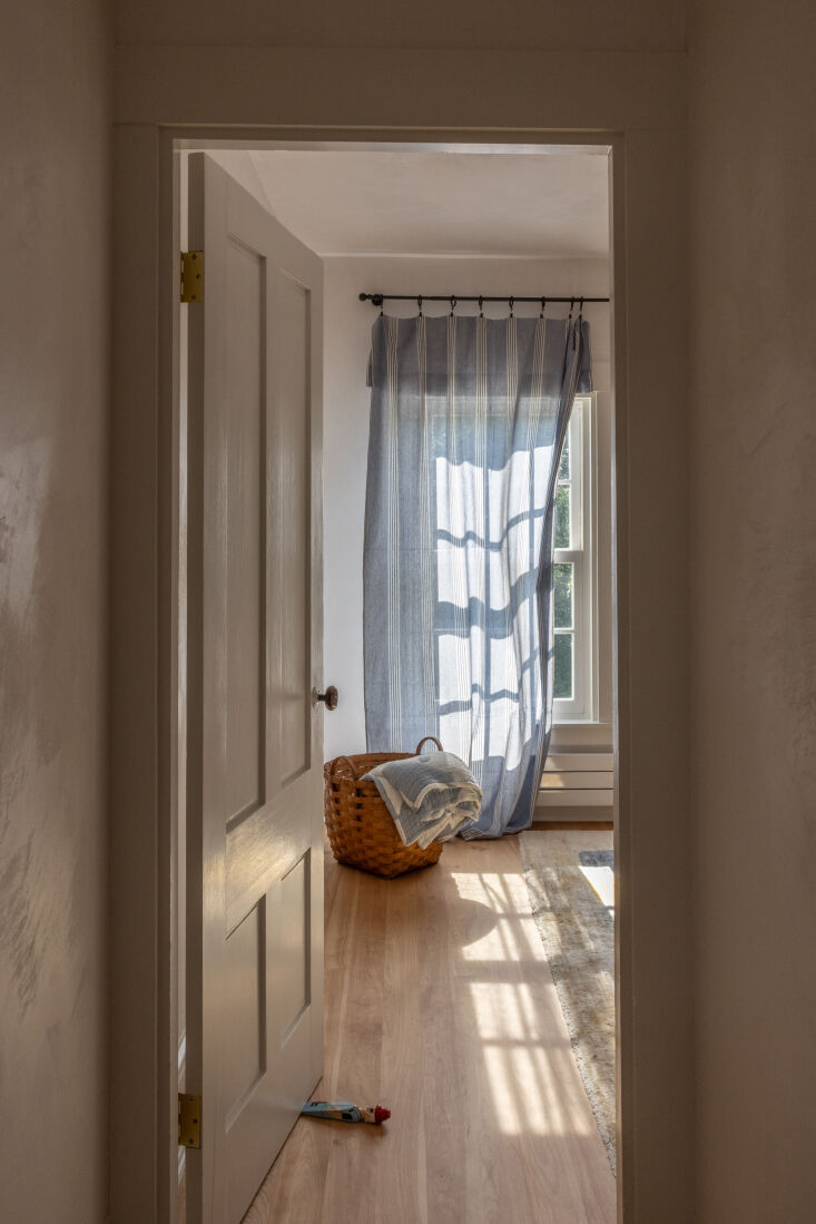 a peek into the guest room, with tensira curtains, rejuvenation hardware, and & 25