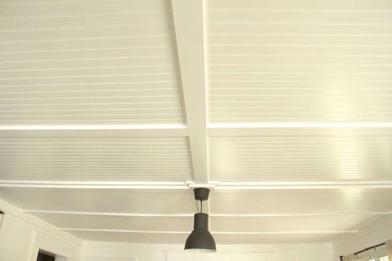 How to install bead board panel on a ceiling 