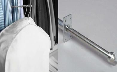 Chrome S-Hooks Replace Clothes Hangers – Fixtures Close Up