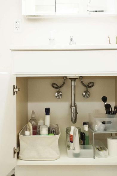 Bathroom Organization {Under the Sink Organizing Tips} - Polished