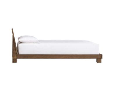 Wooden Beds With Angled Headboards, Bed Frame With Sloped Headboard