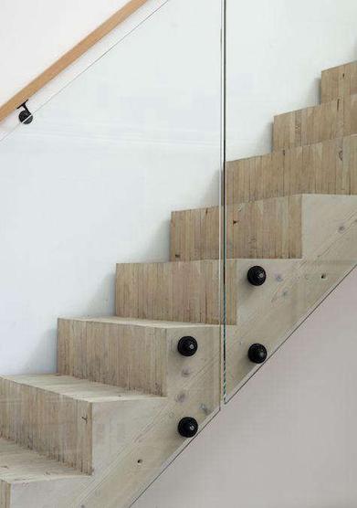 Architectural Detail: Butcher Block Stairs by Casper Mork-Ulnes