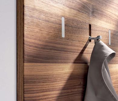 High/Low: Space-Saving Retractable Wall Hooks - Remodelista