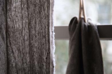 DIY: Raw-Edge Linen Curtains, Budget Edition - Remodelista