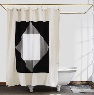 Statement Shower Curtains From Quiet, Organic Cotton Shower Curtain Australia