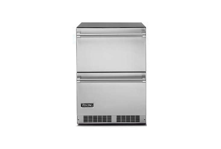 the viking professional 5 series \24 inch, double drawer refrigerator  13