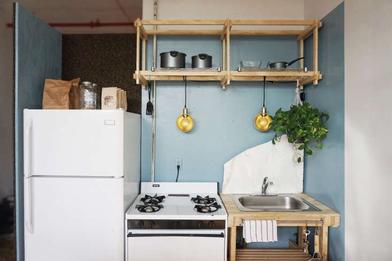 Everything you need to outfit your tiny apartment kitchen