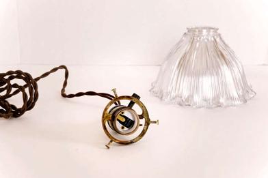 DIY Glass Pendant Light Fixture (Knockoff) • Ugly Duckling House