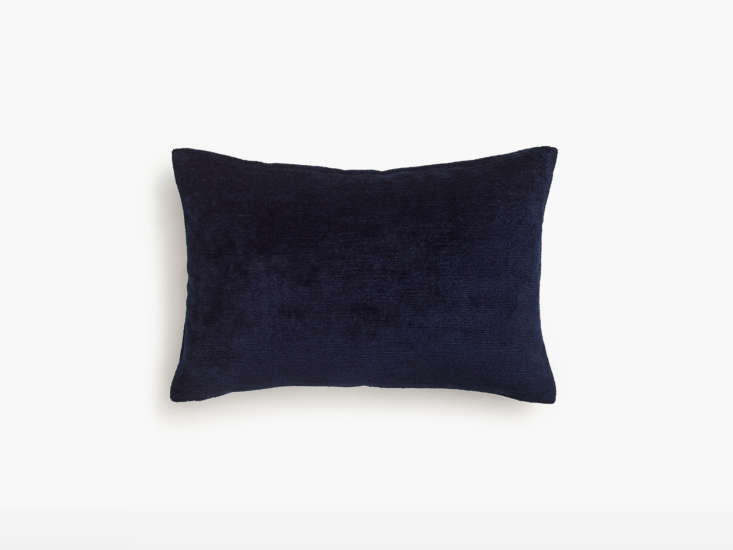 the petite velvet lumbar pillow is $39. 20