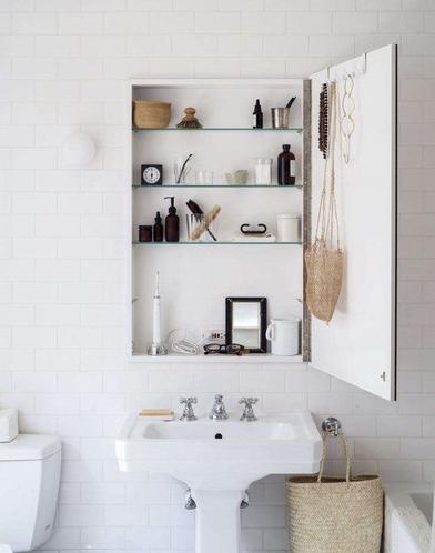 10 Things No Tells You About Renovating Your Bathroom Remodelista - How To Organize A Bathroom Medicine Cabinet With Mirror