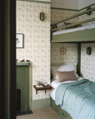 A Cottage Style Bunk Room In Highgate, Victorian Style Bunk Beds