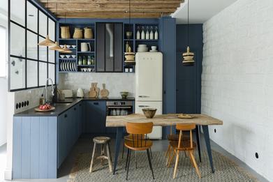 Steal This Look: A Small, Chic Kitchenette for a Creative Studio