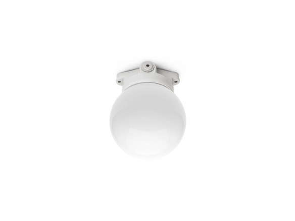 lisilux ceiling lamp with opal glass globe 8